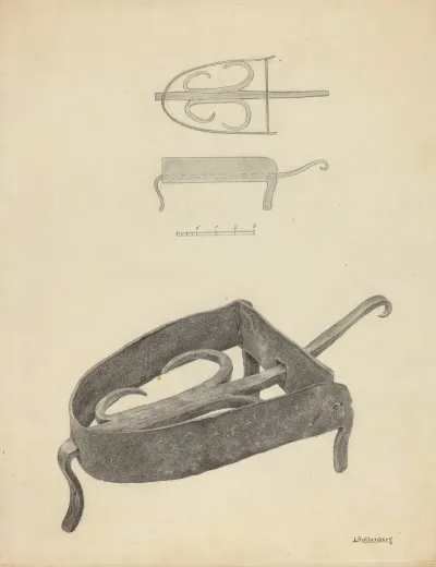 Flat Iron Holder 34
