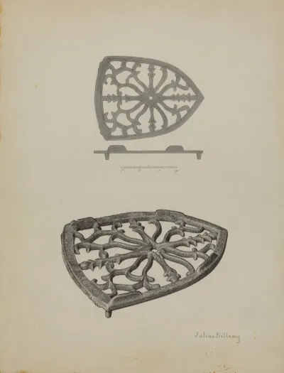 Flat Iron Holder 35