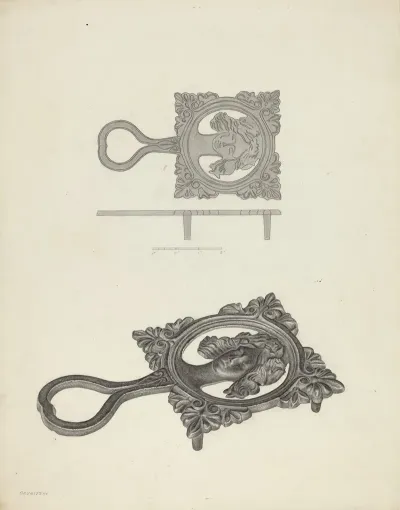 Flat Iron Holder 43