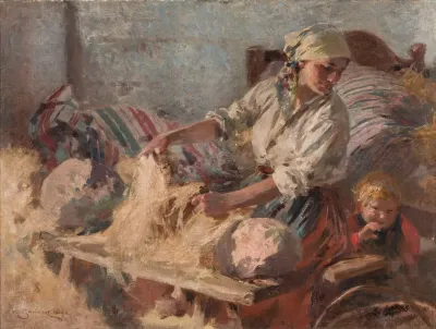 Flax Combing