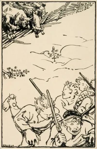 Fleeing The Bulls