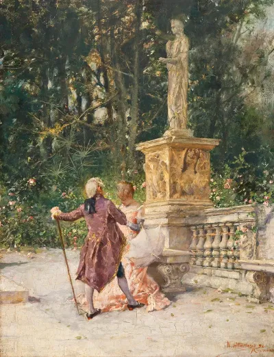 Flirting In The Garden