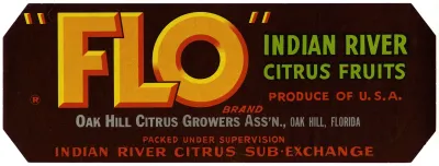 Flo Brand Citrus Label 3