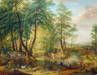 Flooded Woodlands Near Oberrad