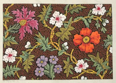 Floral Design For Printed Textile Pl Xxxiii