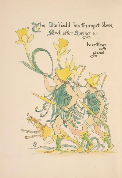 Floras Feast A Masque Of Flowers Pl 06