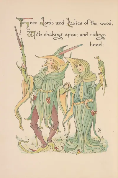 Floras Feast A Masque Of Flowers Pl 12