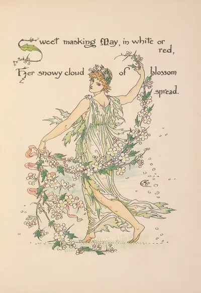 Floras Feast A Masque Of Flowers Pl 17