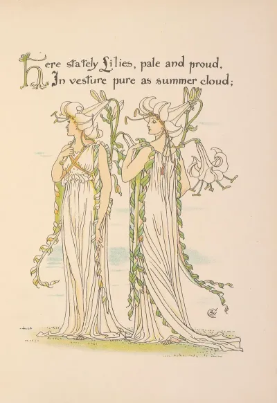 Floras Feast A Masque Of Flowers Pl 25