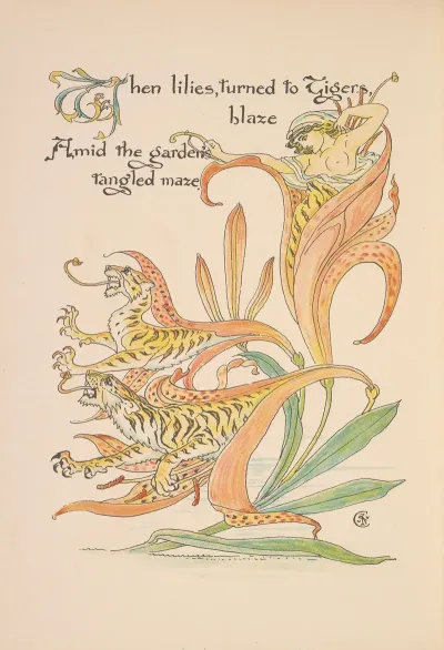 Floras Feast A Masque Of Flowers Pl 34