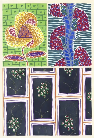Floreal Dessins Coloris Nouveaux Pl 12