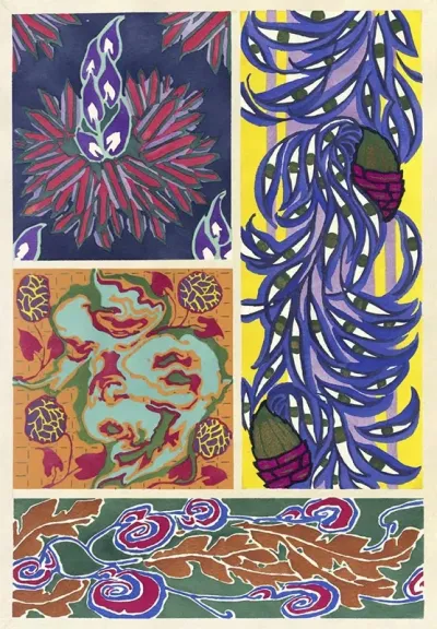 Floreal Dessins Coloris Nouveaux Pl 13