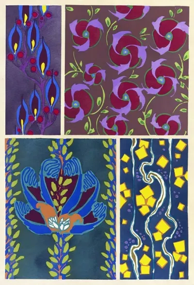 Floreal Dessins Coloris Nouveaux Pl 18