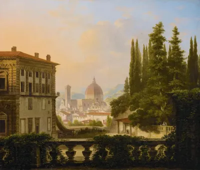 Florence From The Boboli Gardens