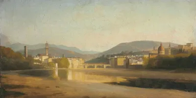 Florence Looking East Along The Arno