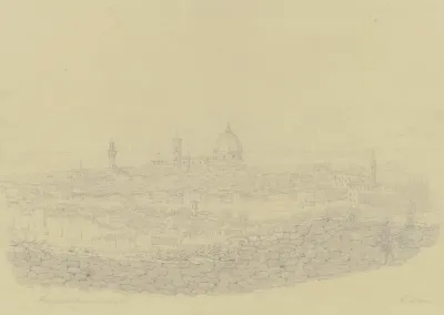 Florenz Von S Miniato Al Monte Aus Gesehen