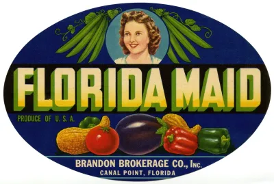 Florida Maid Produce Label