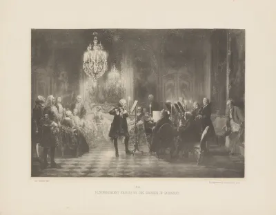 Flotenkonzert Friedrichs Des Grossen In Sanssouci