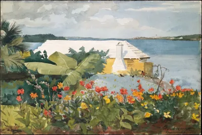 Flower Garden And Bungalow Bermuda