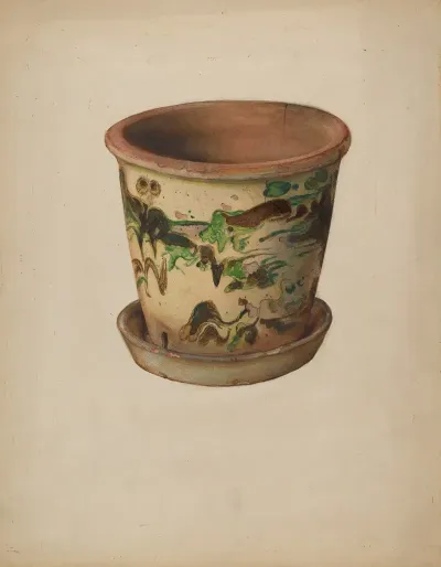 Flower Pot With Saucer