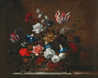 Flowers In A Basket
