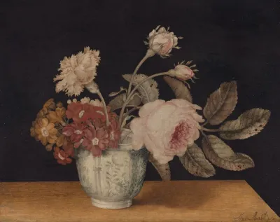 Flowers In A Delft Jar 2