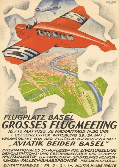 Flugplatz Basel Grosses Flugmeeting