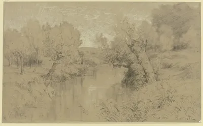 Fluslandschaft Bei Erfelden
