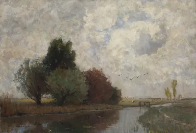 Flusslandschaft Im Dachauer Land