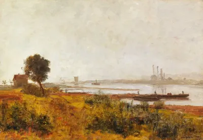 Flusslandschaft In Mecklenburg