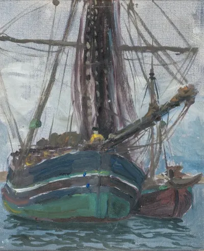 Fog Rising From The Sea Study From Lofote