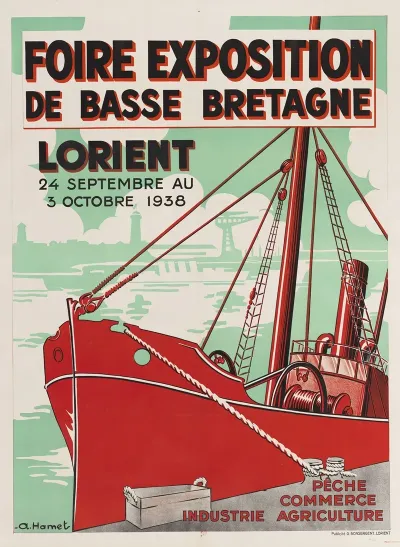 Foire Exposition De Basse Bretagne Lorient 24 Septembre Au 3 Octobre 1938