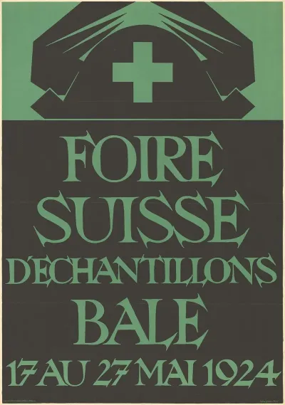 Foire Suisse Dechantillons Bale 17 Au 27 Mai 1924