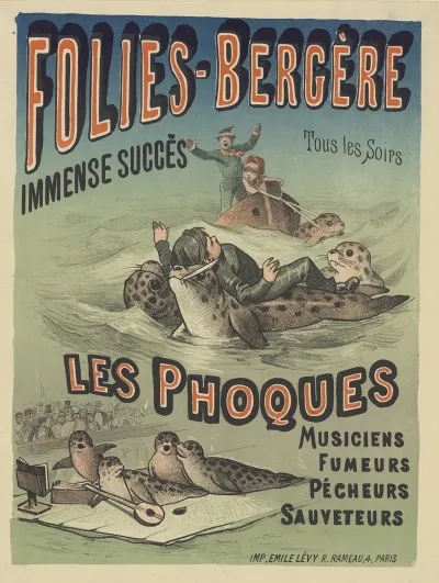 Folies Bergere Immense Succes Tous Les Soirs Les Phoques