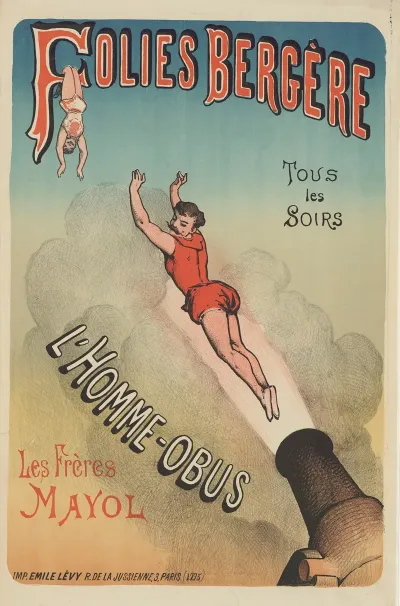Folies Bergere Lhomme Obus Les Freres Mayol
