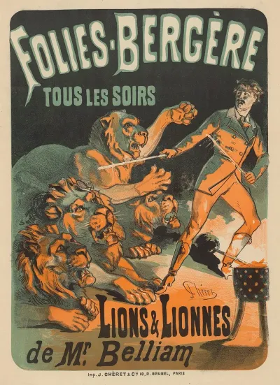 Folies Bergere Lions Et Lionnes De Mr Belliam