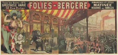 Folies Bergere Tous Les Soirs A 8h12 Spectacle Varie 32 Rue Richer