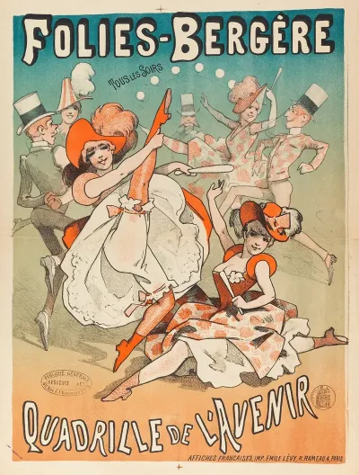 Folies Bergere Tous Les Soirs Quadrille De Lavenir