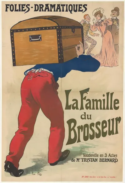 Folies Dramatiques La Famille Du Brosseur Vaudeville En 3 Actes De Mr Tristan Bernard