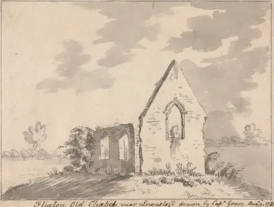 Folio Of Views In Norfolk And Suffolk Flixton Old Chapel Near Lowestoft Suffolk
