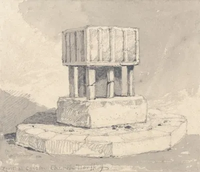 Font At Caister Church Norfolk