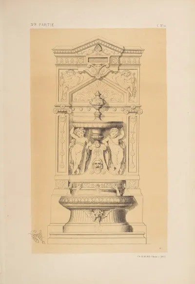 Fontaine Dappliques Genre Neo Grec