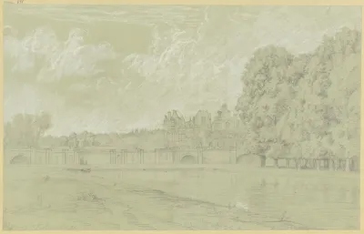 Fontainebleau Schlos Und Teich