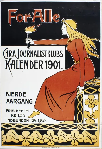 For Alle Chr A Journalistklubs Kalender 1901