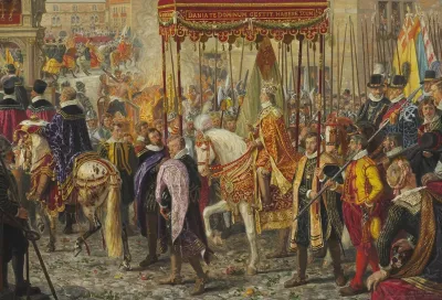 Forarbejde Til Christian Ivs Kroningstog 1596