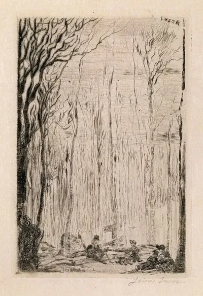 Forest At Groenendael