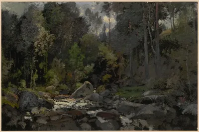 Forest Stream In Przesieka 2