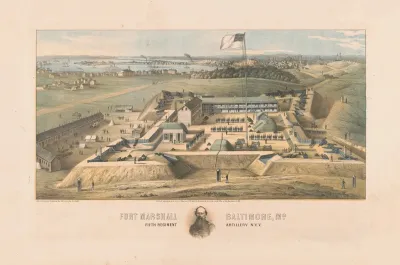 Fort Marshall Baltimore Md Fifth Regiment Artillery N Y V