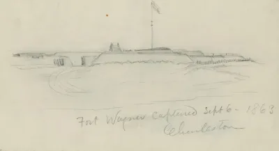 Fort Wagner Captured Sept 6 1863 Charleston