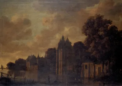Fortified Town On A River